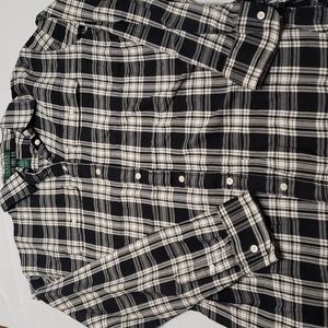 Womens Ralph Lauren Plaid Button Down